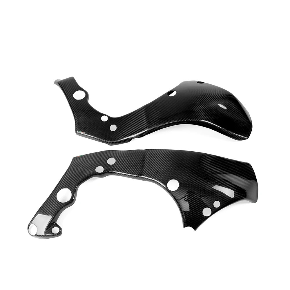 Для KAWASAKI ZX10R ZX 10R 2011-2015 реальное углеродное волокно Рама мотоцикла тепловой щит