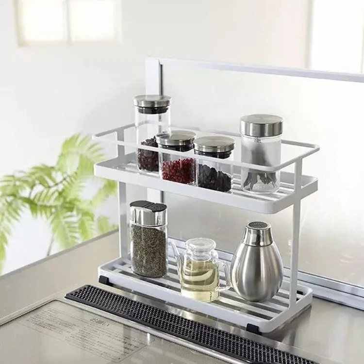 Double Layer Kitchen Storage Rack Holder Durable Multi-Function Supporter Organizer Home Accessories | Дом и сад