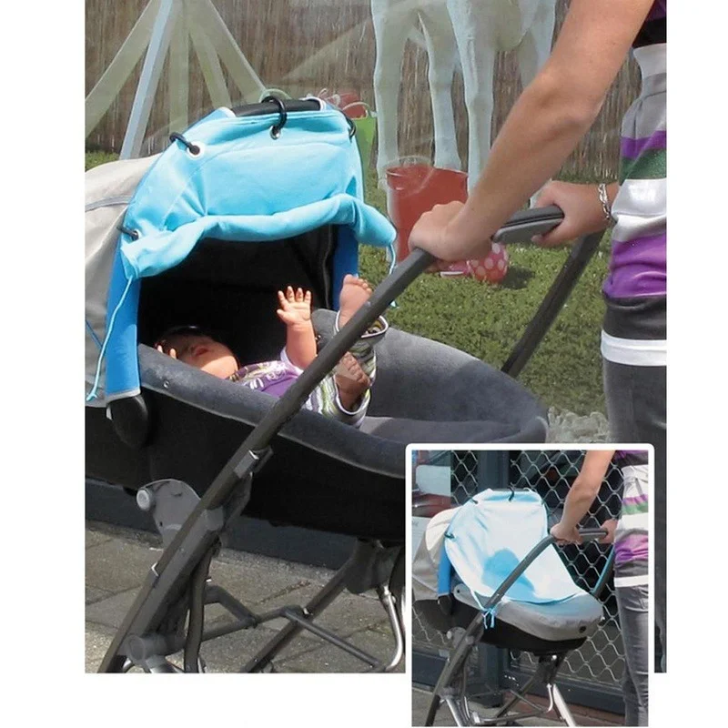 

Солнцезащитная занавеска для детской коляски, аксессуары, хлопковый солнцезащитный козырек, вентилируемая Солнцезащитная рулонная шторка