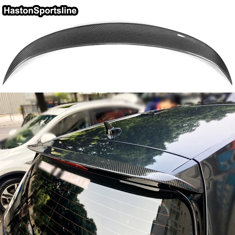 

For Volkswagen VW Golf 7 VII MK7 GTI Carbon Fiber Rear Roof Spoiler Wing 2014~2018 Only GTI and R