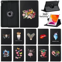 for ipad 9th 2021 8th 7th 10 2 inch 5th 6th 9 7 360 degree rotatable pu leather smart tablet case for ipad 2 3 4 mini 45