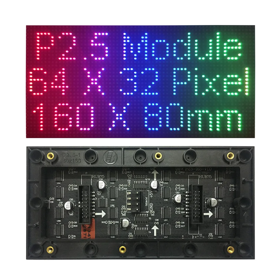 Медный кронштейн P2.5 RGB светодиодный ная панель дисплея 160 мм x 80 64*32 пикселя SMD