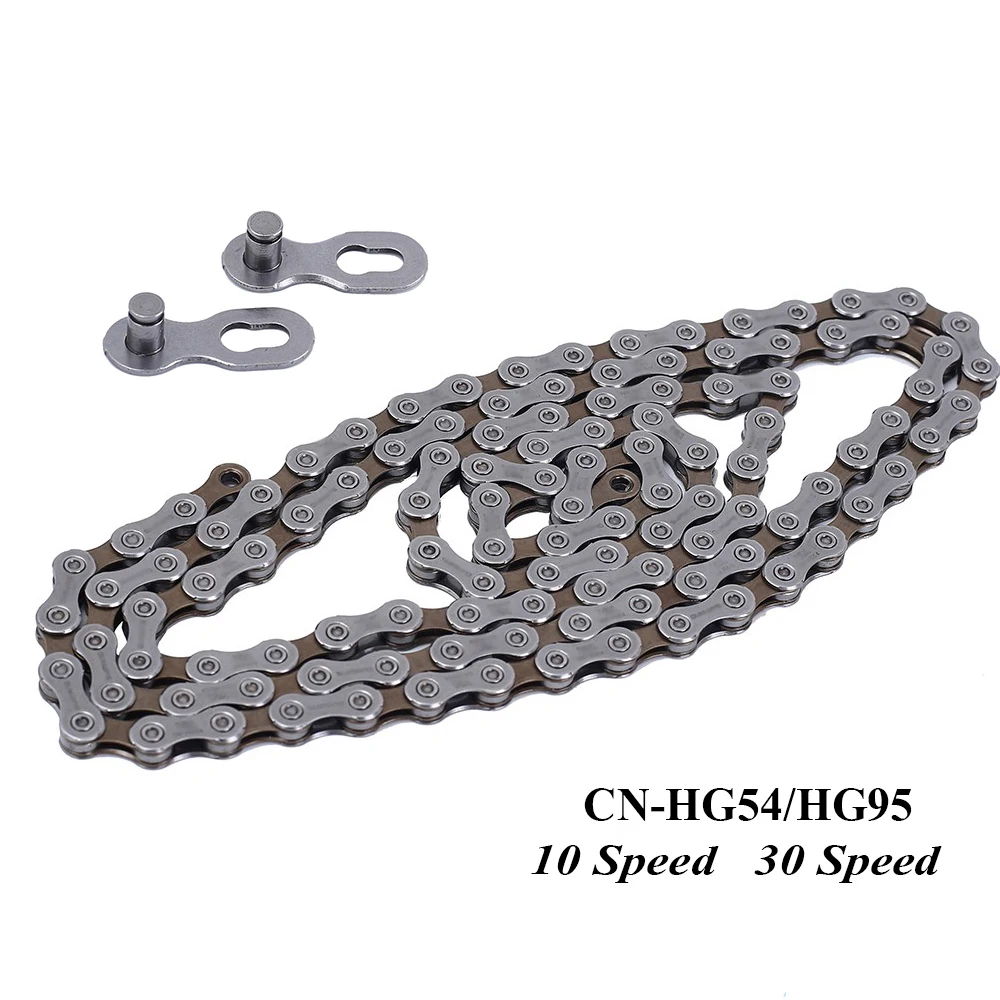

HG54 HG95 10 30 Speed Bicycle Chain MTB Mountain Bike 10s Chains 116L Link Bike Chain Cycling Bike Accessories