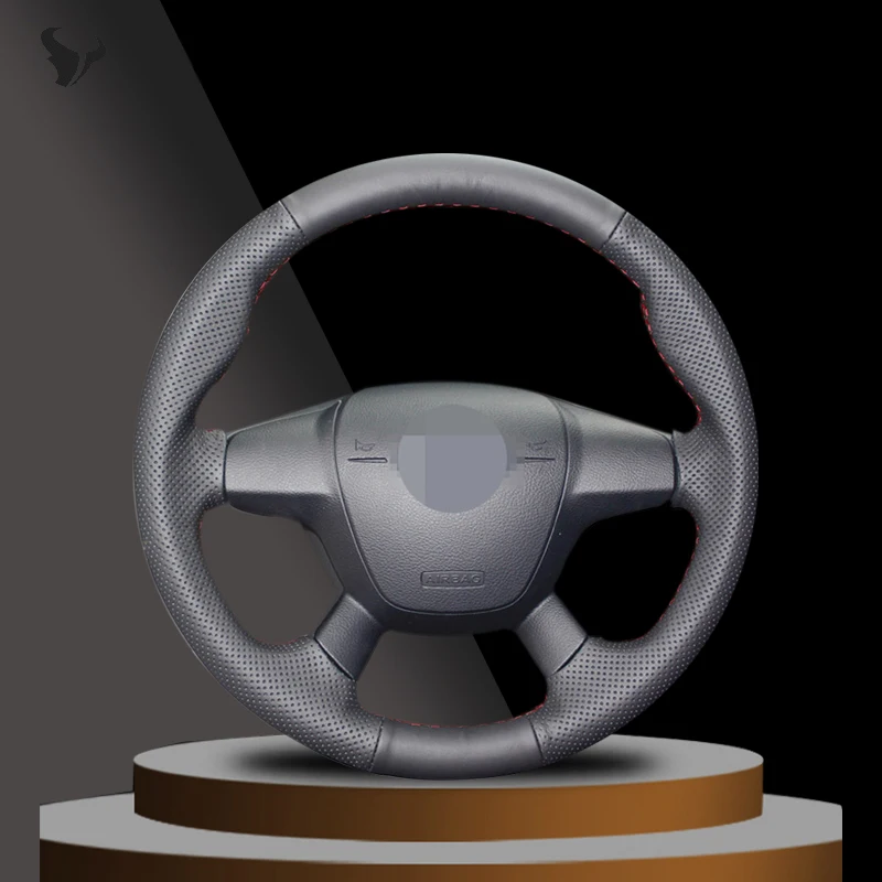 

Рука сшитый черный искусственная кожа крышки рулевого колеса для Ford Focus3 2012-2014 KUGAEscape 2013-2016 C-MAX 2011 12 13 2014