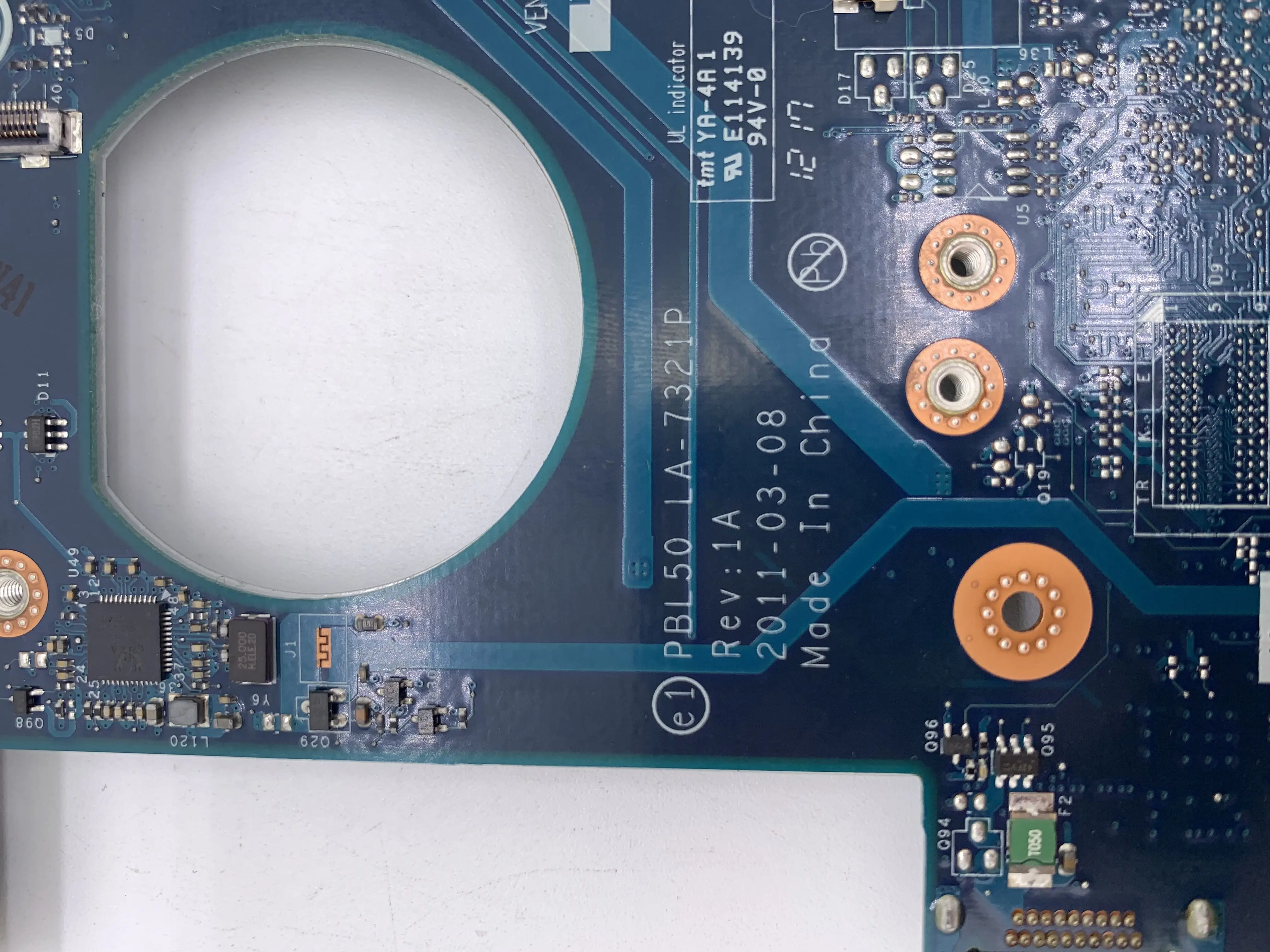 

PBL50 LA-7321P Laptop motherboard for ASUS X43B K43B K43BR K43BY X43U original mainboard UMA