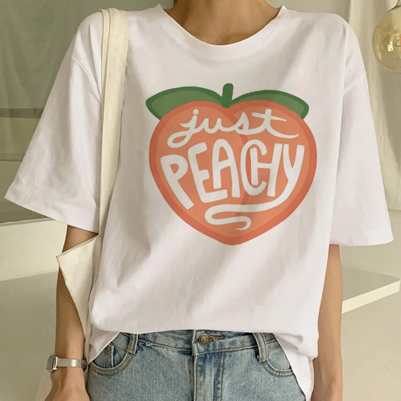 

Summer New Fashion T Shirt Women Harajuku Short Sleeve Fun Ulzzang T-Shirt Cute Fruit Tshirt Cartoon Top Tees Female Clothes