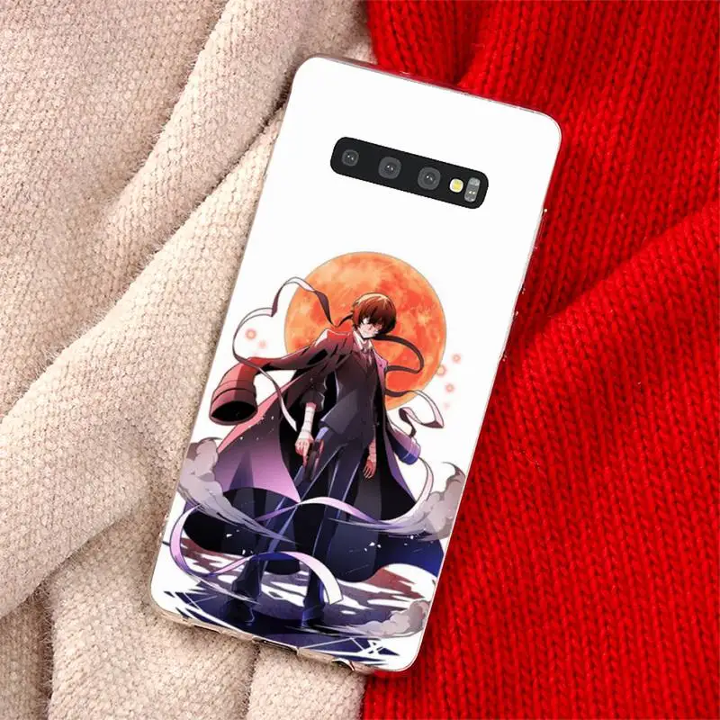

Anime Stray Dogs Dazai Osamu Phone Case Transparent for Samsung A71 S9 10 20 HUAWEI p30 40 honor 10i 8x xiaomi note 8 Pro 10t 11