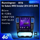 Runningnav для Subaru WRX forester 2014 2015 2016 Tesla Тип Android автомобильное радио мультимедийный видеоплеер навигация GPS