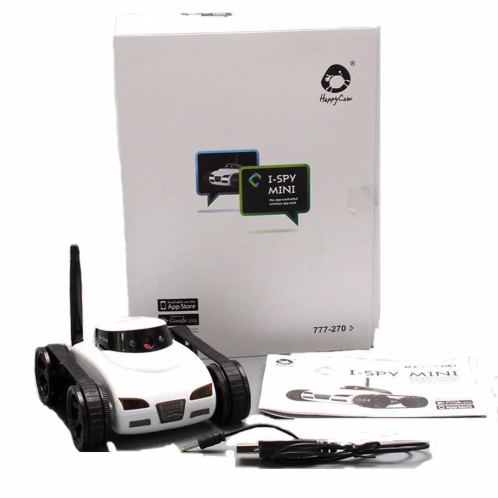 FPV iSPY WI FI качества в реальном времени Радиоуправляемый мини танк HD Камера видео