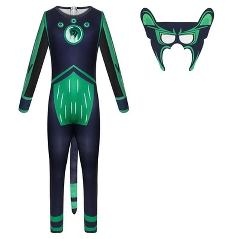 Костюм для косплея "Дикий Краттс" для мальчиков в стиле существа с силой Карнавальная одежда на Хэллоуин для детей с маской.