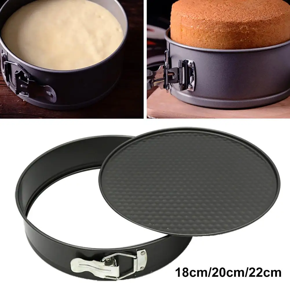 18/20/22 см не липкая Съемная сотовая Нижняя пружинная защелка кухонная форма для