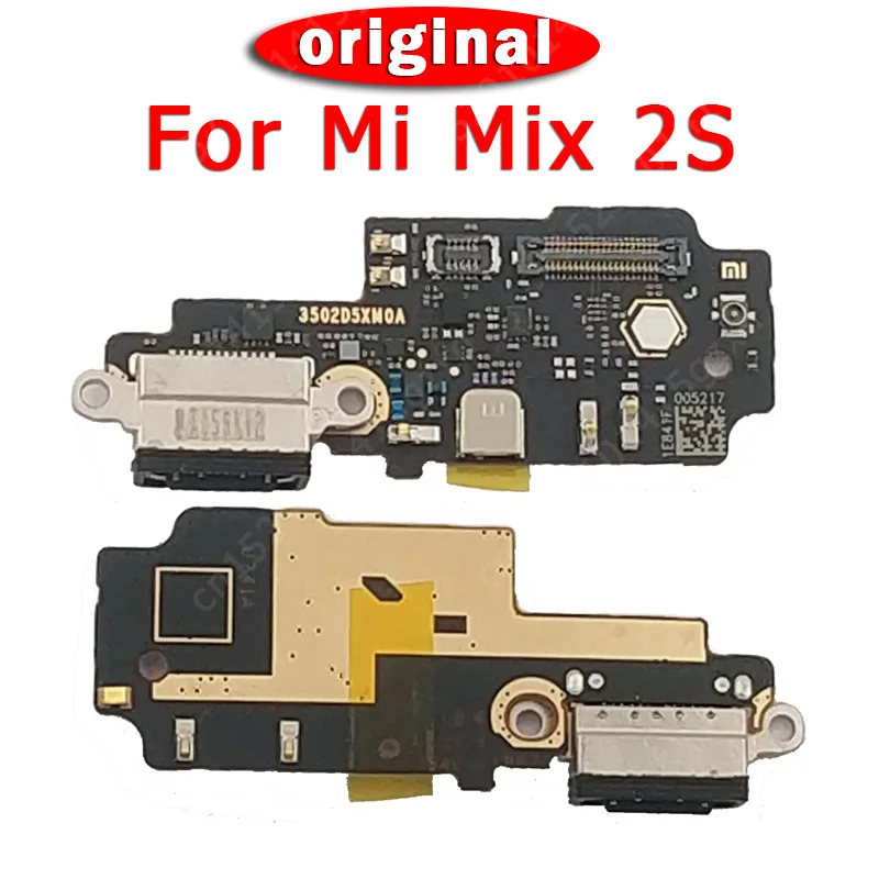 Оригинальный зарядный порт для Xiaomi Mi Mix 2S USB разъем PCB док гибкий кабель запасные