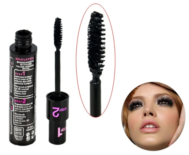 

New Arrival New Long Curling Eyelash Black Fiber Mascara Eye Lashes Makeup