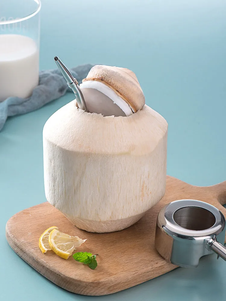 

Open Coconut Artifact 304 Stainless Steel Coconut Knife Open Coconut Green Shell Opener Hole Opener Opener Tool kitchen items