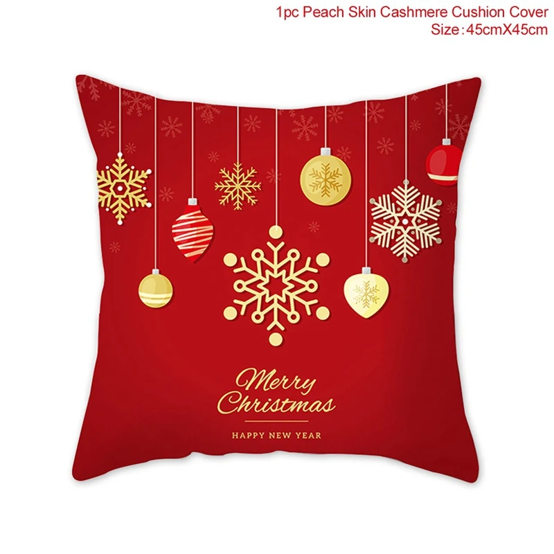03-12 FENGRISE, 45x45 см, хлопок, лен, Merry Christmas, чехол, подушка, Рождественский Декор для дома, счастливый год, Декор,, Navidad, рождественский подарок - Цвет: 03-12