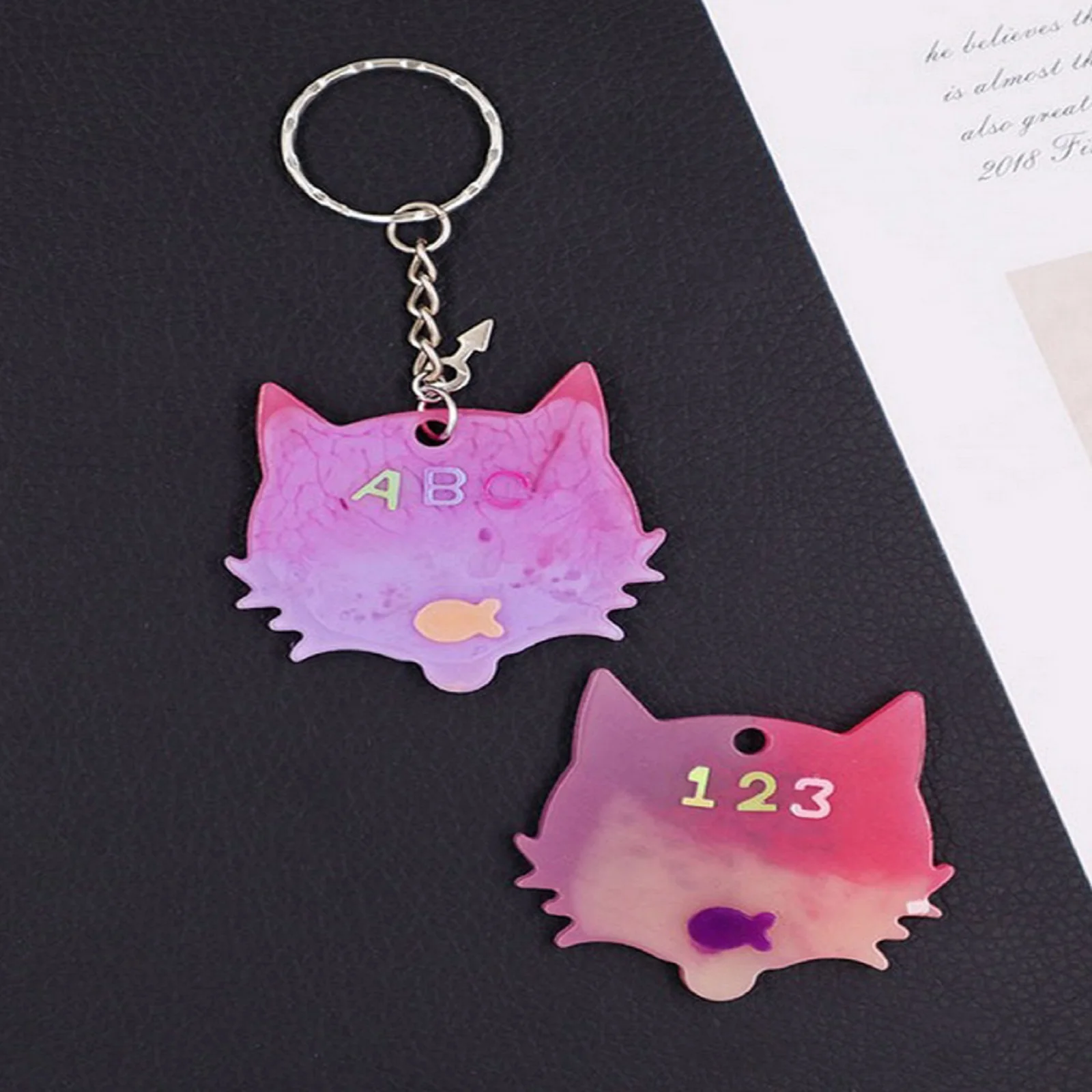 Бренд Cat, силиконовая форма для собак, сделай сам, брелок для ключей, украшения, набор из 14 штук, Хрустальная эпоксидная форма, вечерние украш...