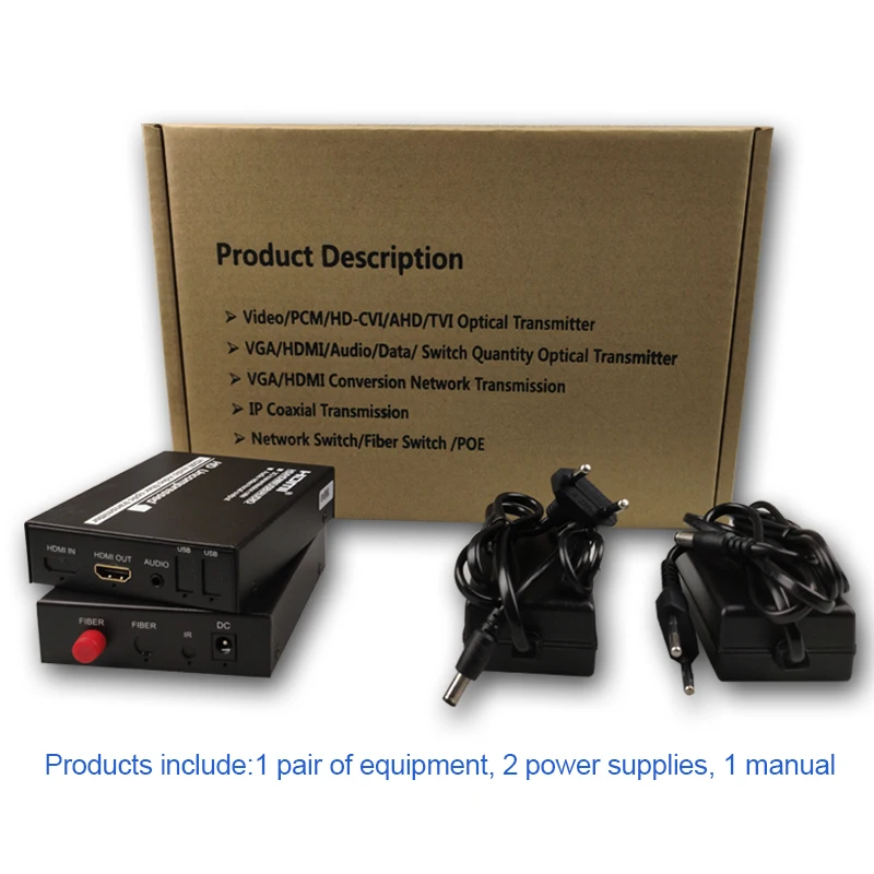 HDMI через оптоволоконный преобразователь Extender Без потерь без задержки передача