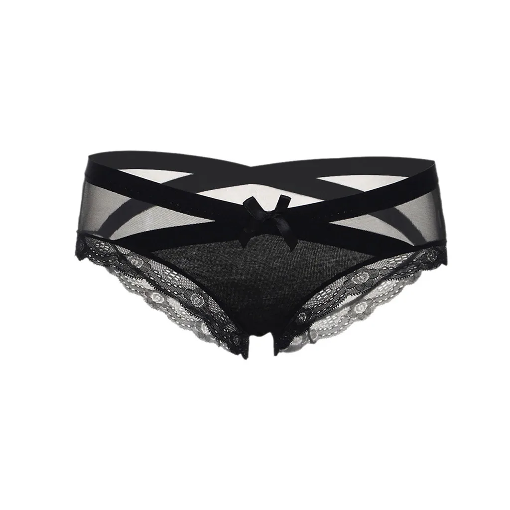 Black Ограниченная серия, все код, нижнее белье для женщин, стринги, Bragas, сексуальные трусики, стринги, трусы для девушек, бантик, цвет красного вина, все код, трусы W30411 - Цвет: Black