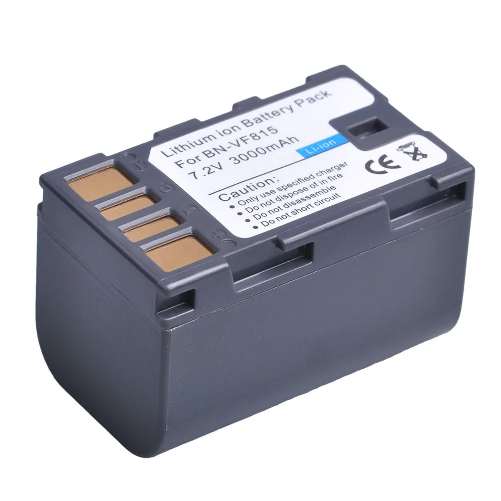 1Pcs 3000mAH BN-VF815 BNVF815 BN-VF815U Battery for JVC Everio GC-PX10,GC-PX100,GR-D720US,GR-D720EK,GR-D720EX,GR-D720,GR-D725US