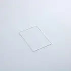10 шт. всего 50x50 мм прозрачное короткое плавленое УФ кварцевое стекло JGS2