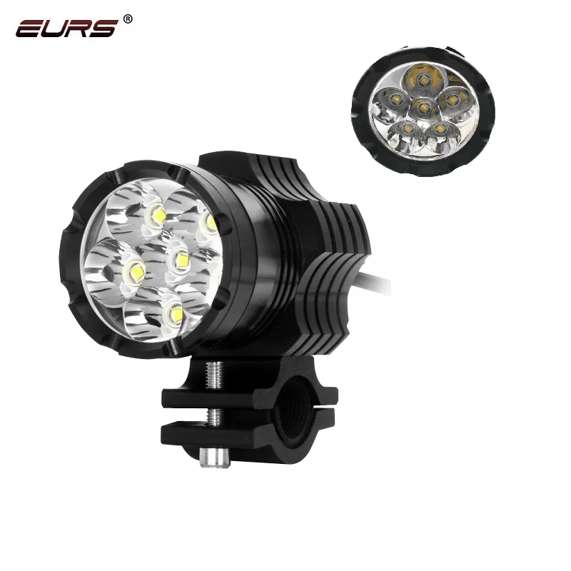 

Светодиодная фара для мотоцикла EURS LED 60W xhp50, 6 светодиодов, 6000 лм