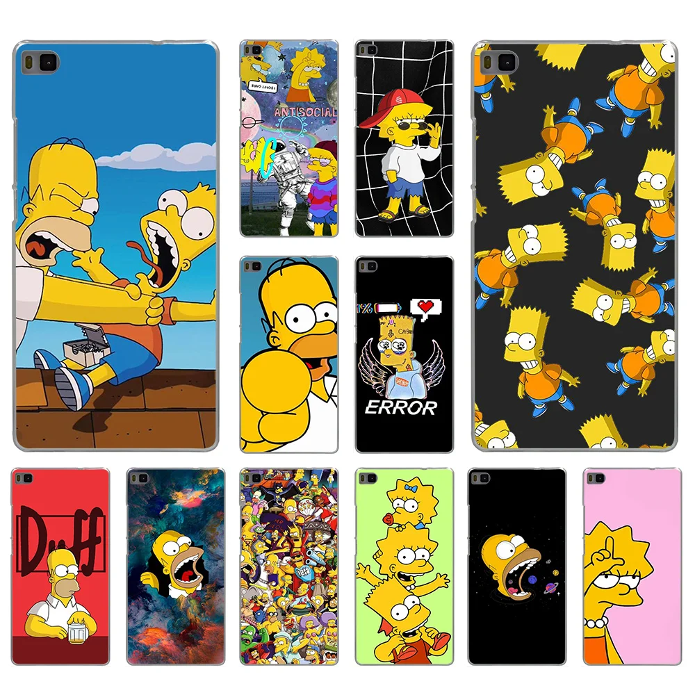 Жесткий чехол для телефона Lavaza Simpson huawei P8 P9 P10 P20 P30 Lite Pro 2018 P Smart 2019| |