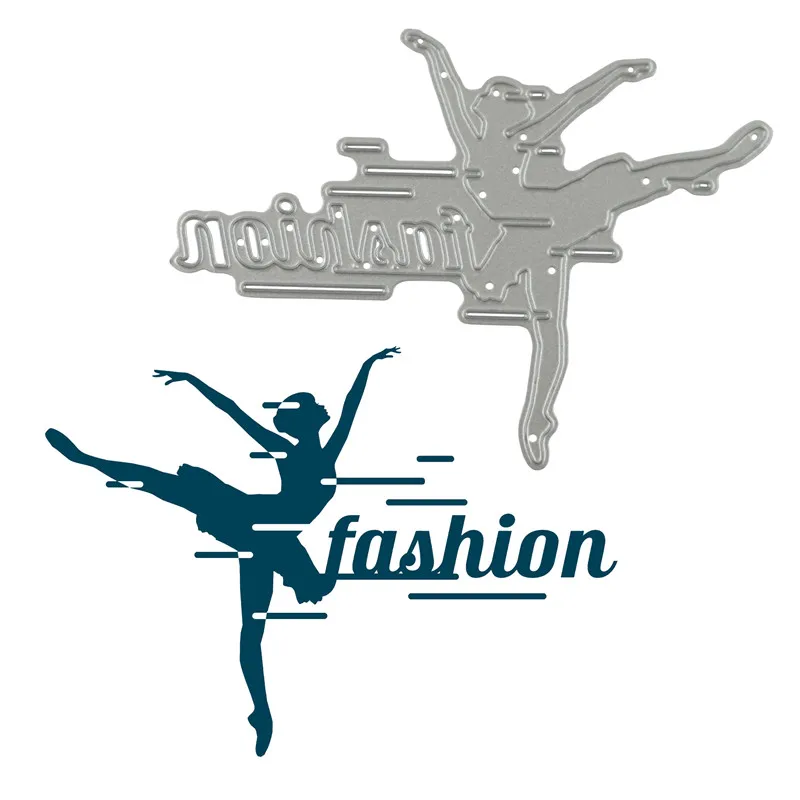 DiyArts модные буквы танцовщица металлические режущие штампы Новинка 2020 для