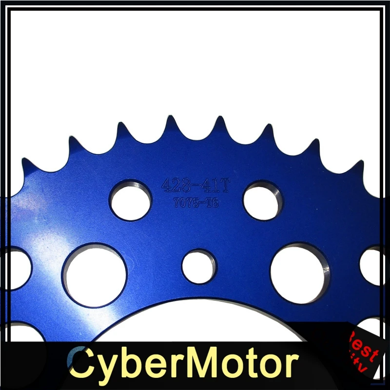 

428 41 Teeth 76mm Aluminum Billet Rear Sprocket For Chinese 50cc-190cc Piranha M2R SSR YCF Pit Dirt Bike