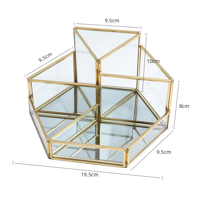 

Multi-Functional Geometric Irregular Shape Cosmetics Makeup Brush Holder Organizer Storage For Bedroom Bathroom BV789