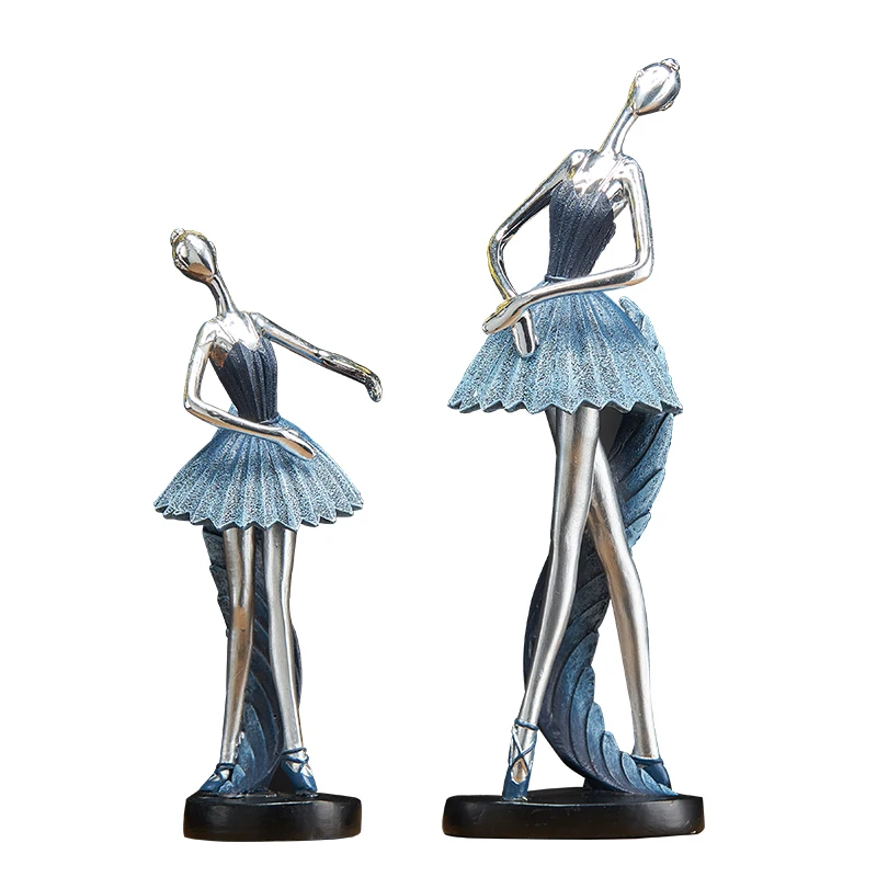 Балетные миниатюрные фигурки абстрактное искусство танцор орнамент для девочки