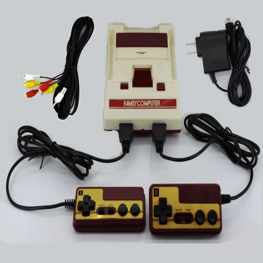 Мини игровая приставка Av выход FC ТВ домашняя машина NES 630 игры могут быть оснащены