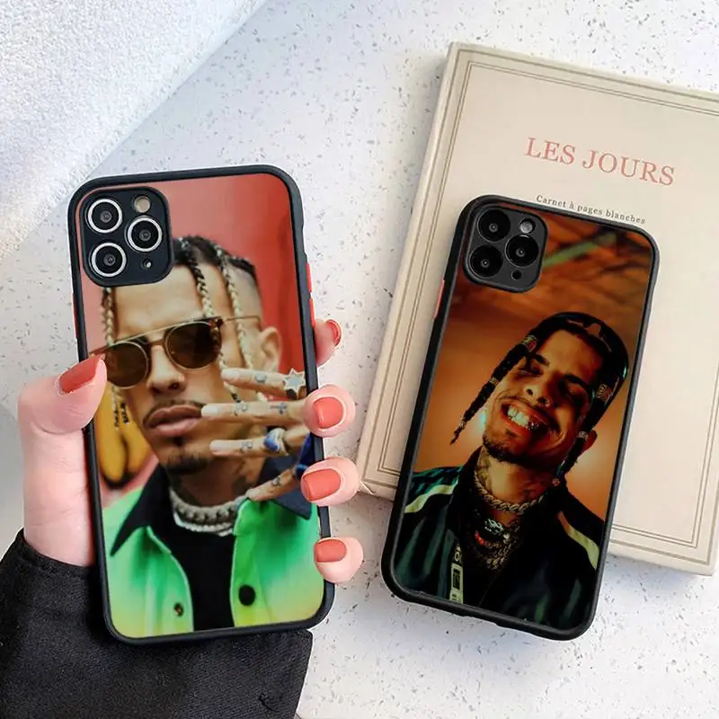 

Rauw Alejandro rapper Phone Case matte transparent For iphone 7 8 11 12 plus mini x xs xr pro max cover