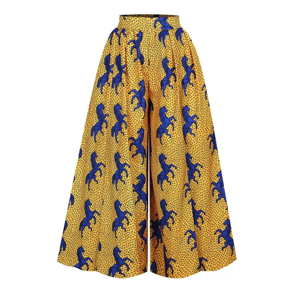 Женская одежда в африканском стиле Брюки с принтом Дашики Широкие брюки Bazin