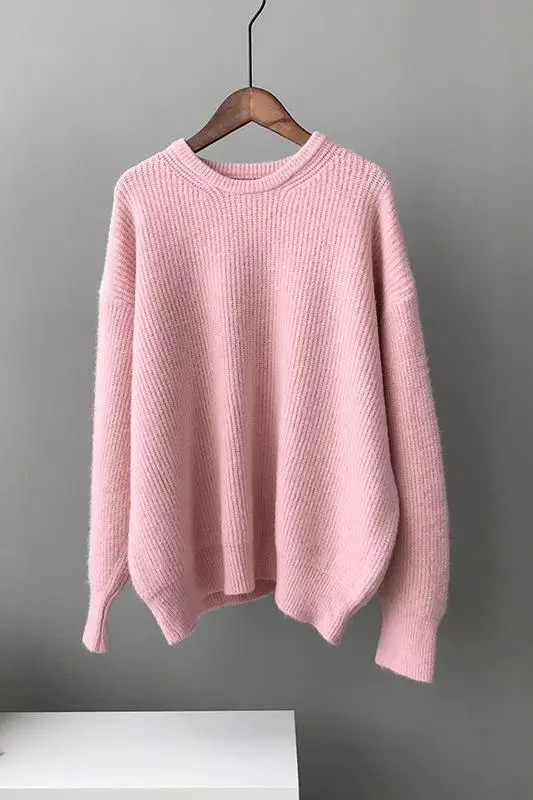 

Women's Turtleneck Sweaters 2020 Thick Warm Pullover Cashmere Jumper Soft Oversized Knitwear Sweater Korean Women Jumpers