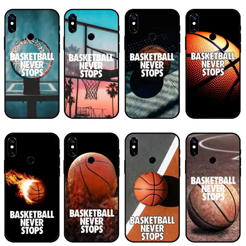 

Basketball basket Phone Case For Xiaomi Redmi 7 8 9t a3Pro 9se k20 mi8 max3 lite 9 note 9s 10 pro Soft silicone Shell Cover