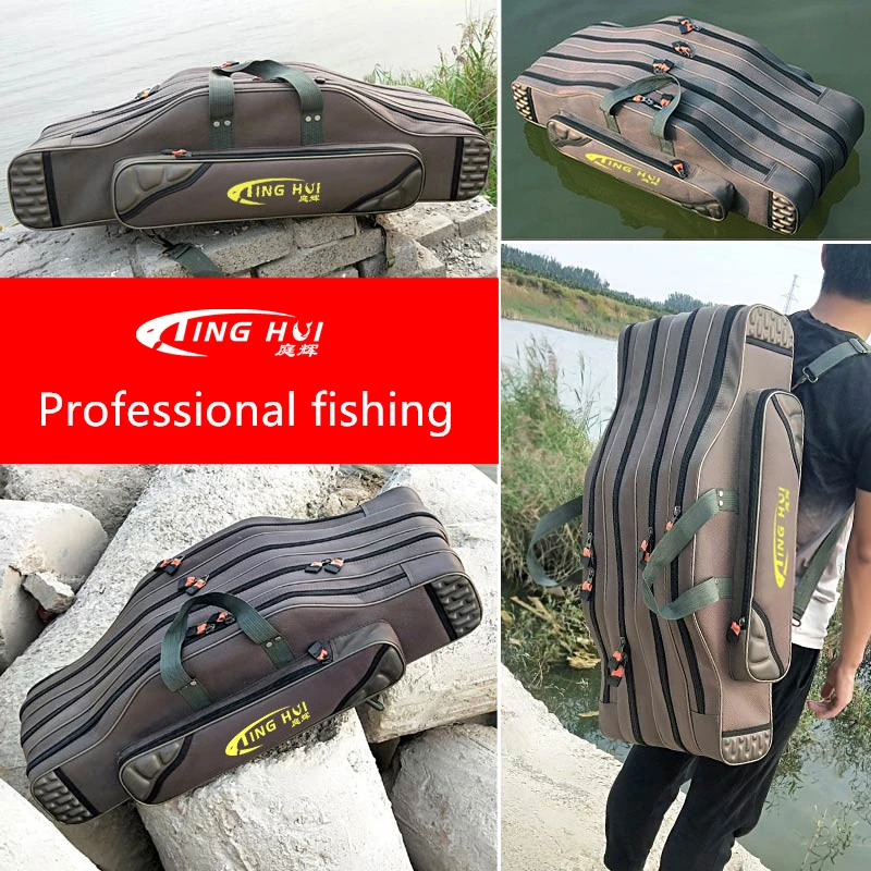Новый рыболовный рюкзак Водонепроницаемый жесткий чехол удочка для удочки