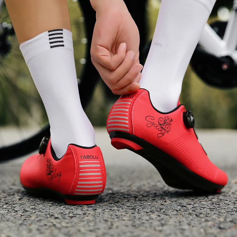 

Winter MTB Cycling Shoes Men Outdoor Sports Self-locking Road Bike Sneakers Racing Women Bicycle Shoe Flat Cleat Mountain