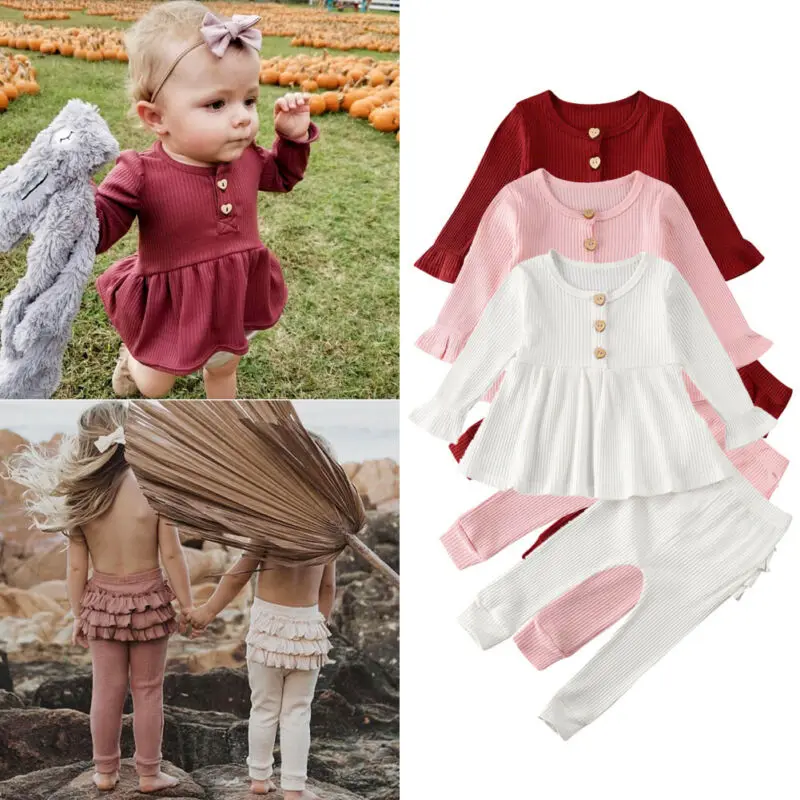 Детский трикотажный комплект из 2 предметов на возраст 0 24 месяца|Комплекты