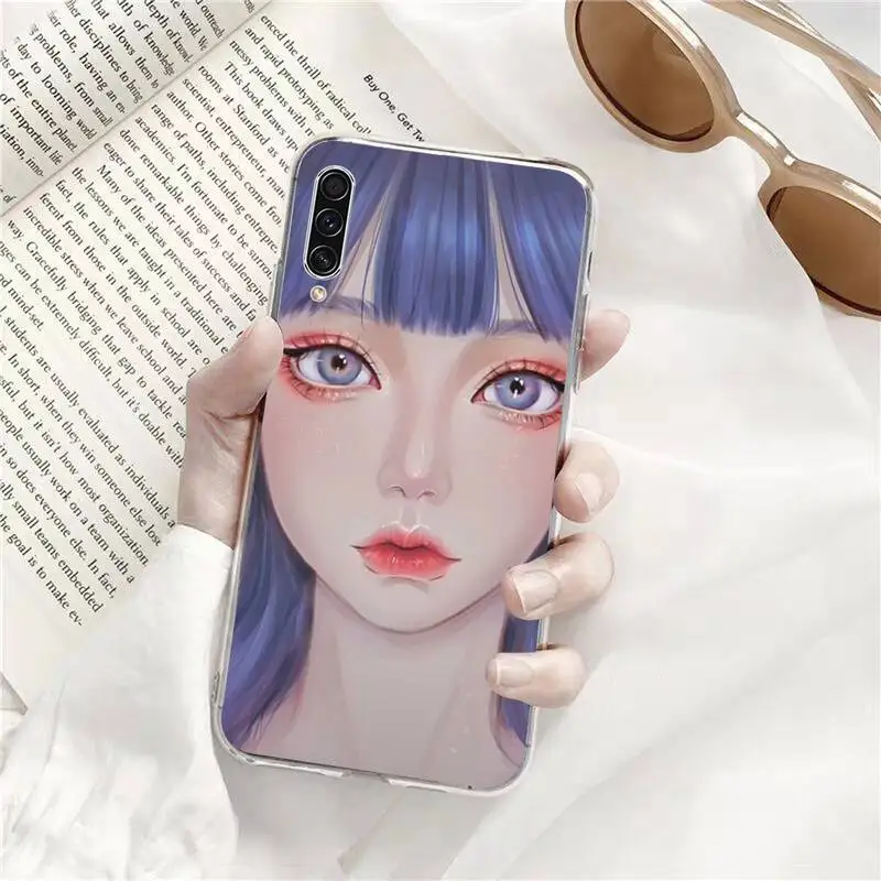 

Sexy personality girl Phone Case Transparent for Samsung s9 s10 s20 Huawei honor P20 P30 P40 xiaomi note mi 8 9 pro lite plus