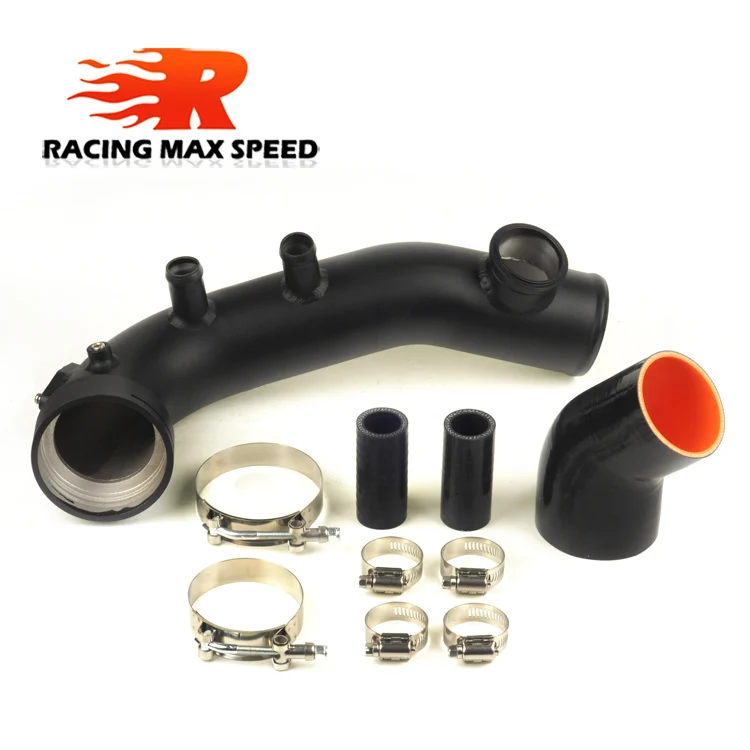 Алюминиевый впускной турбо шланг алюминиевая сменная зарядная труба с фланцем BOV