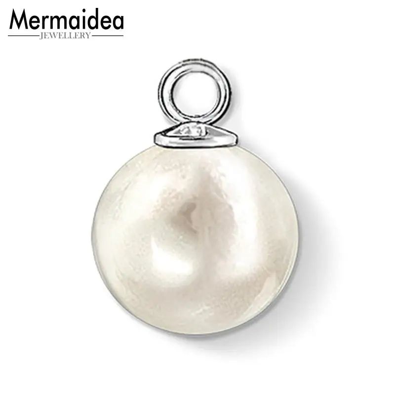 Кулон с большим жемчужным шариком новинка 2020 Модная бижутерия вечность любовь