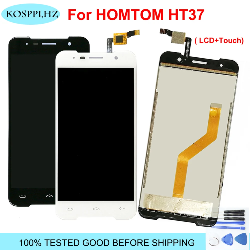 5 дюймов для HOMTOM HT37 ЖК дисплей сенсорный экран в сборе сенсор стеклянная панель