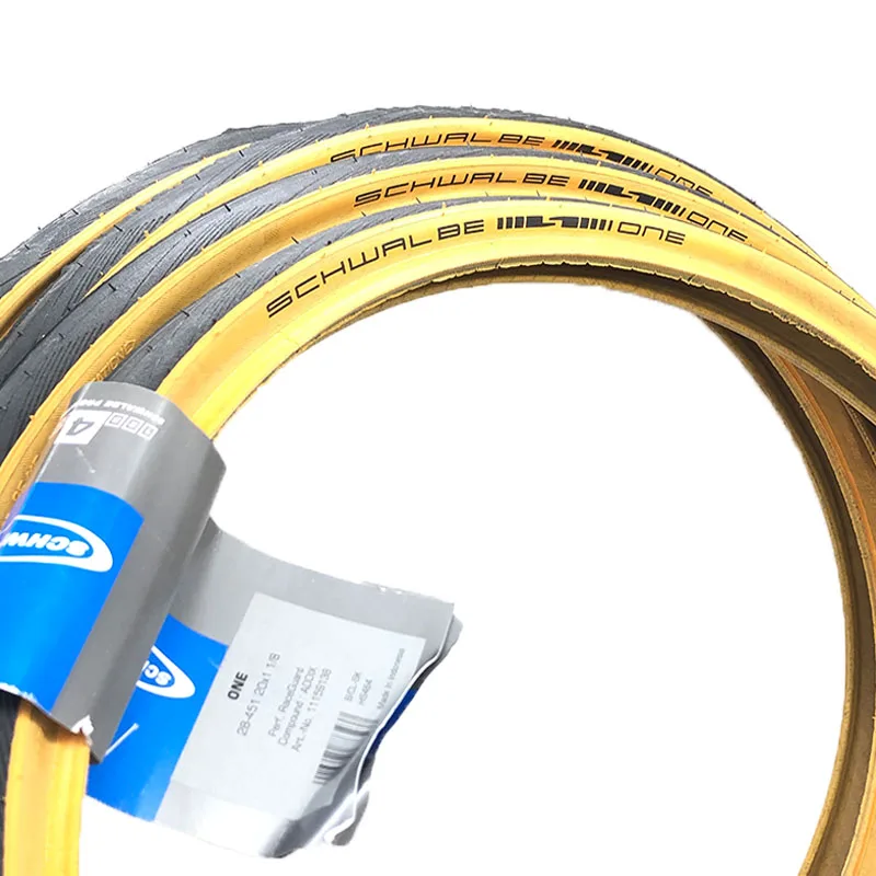 Шина SCHWALBE ONE 20 дюймов 451/406 × 1 1/8 с желтым краем BXM маленькие колесные велосипедные
