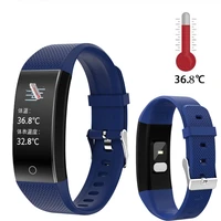 qw18t body temperature monitoring smart bracelet pedometer bluetooth camera sports watch call information reminder reloj hombre