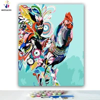 5d new animal couple rabbits diy digital oil painting children with kits for adult kids coloring number birthday