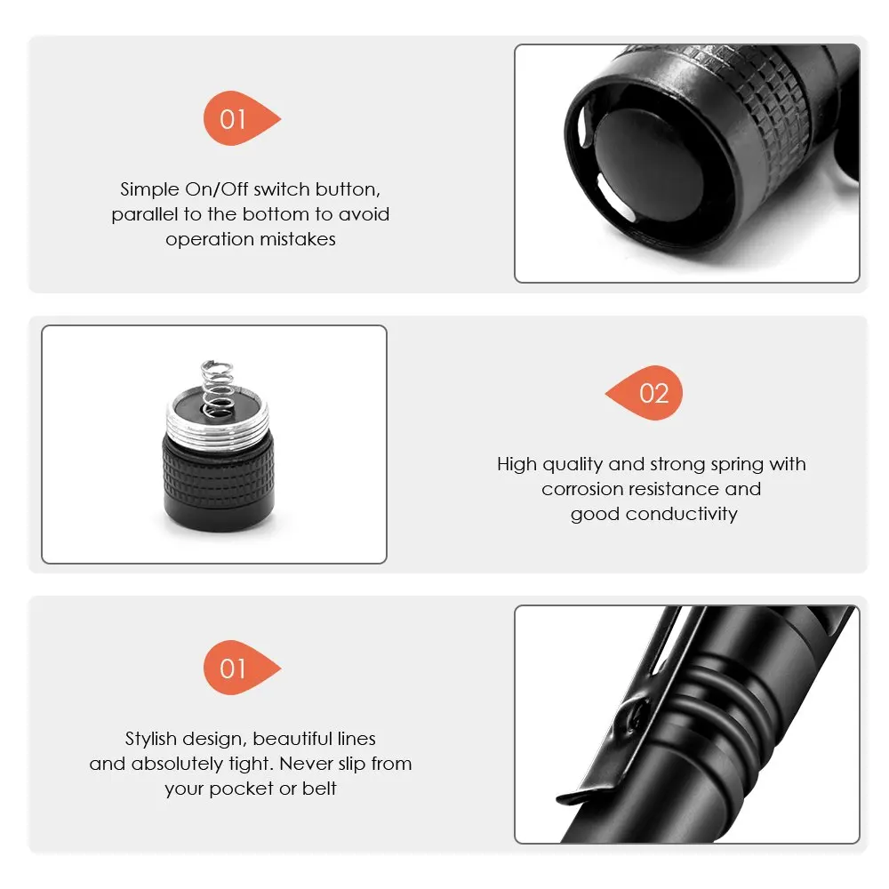 Pocket-size LED Pen Torch Flashlight Portable Mutifunction Doctor Working Light Repair Lamp | Освещение