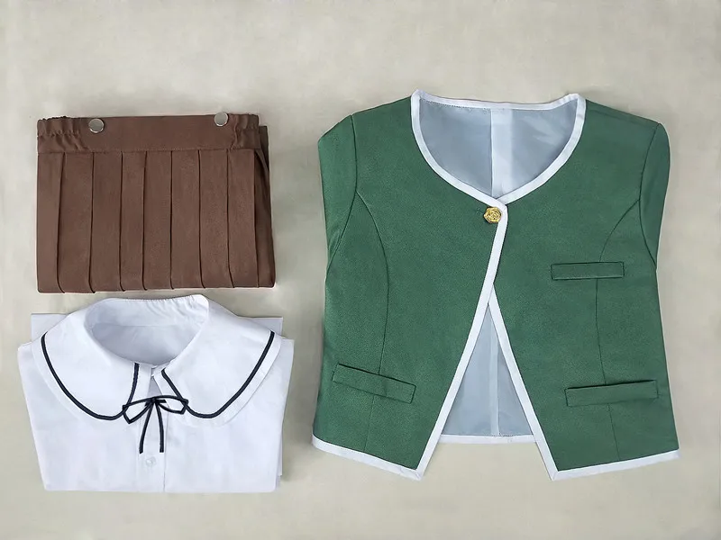

Danganronpa: Trigger Happy Havoc Chihiro Fujisaki Women Giril Cosplay Costume School Uniform Halloween