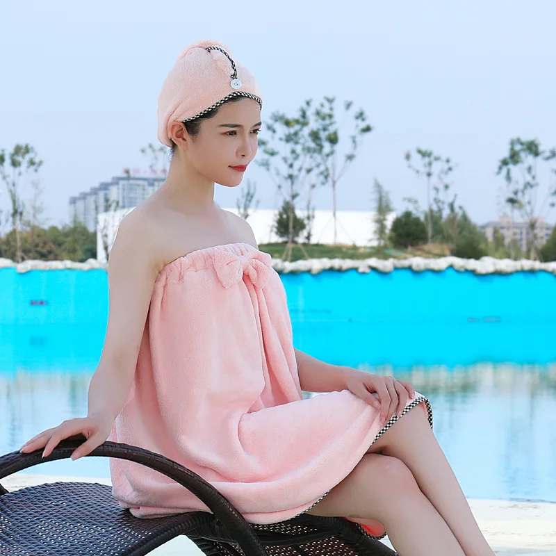 Банная юбка из кораллового флиса для взрослых мягкое банное полотенце