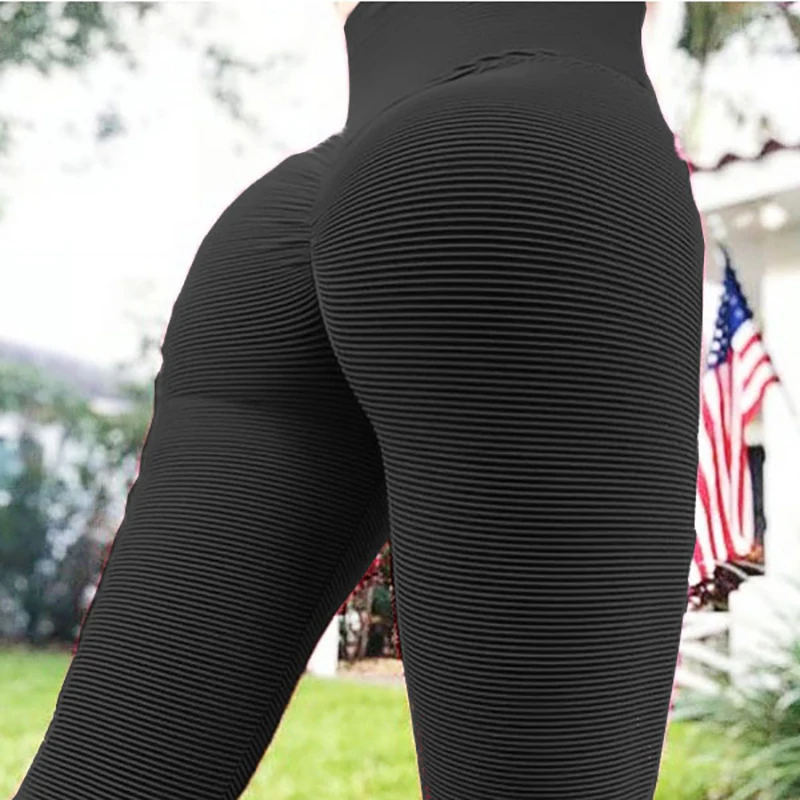 

Women Fashion High Waist Fitness Leggings Women Workout Push Up Legging Fashion Solid Color Bodybuilding Jeggings Women Pants