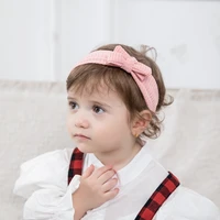 bunny ear headband for baby girls nylon children wide hair band newborn infant kawaii turban hairbands toddler hair accessories